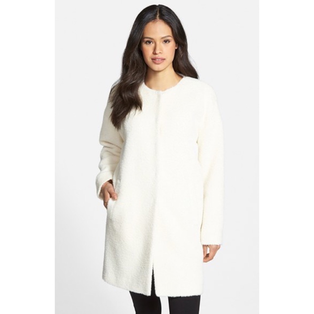 Eileen Fisher Fisher Project Alpaca Blend Cocoon Coat
